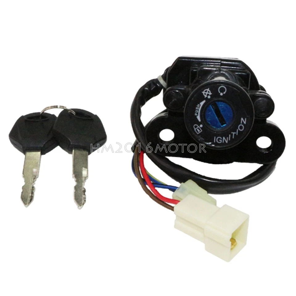 Llave de bloqueo de interruptor de encendido para Yamaha YZF R6 2003-2015 04 05 06 07 Stock en EE. UU. Foto 2 de 4