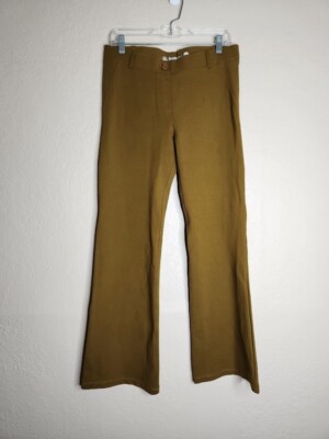 Betabrand Bootcut Pants Women's Large Petite Green Rayon