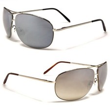 Classic Double Bridge Metal Mens Fashion Sunglasses Driving Lens