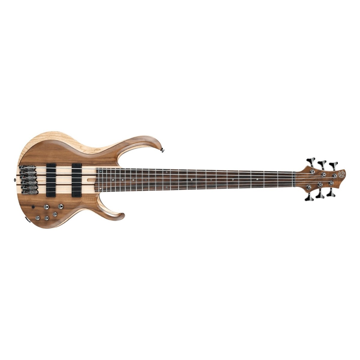 Ibanez BTB746 6-String Bass Guitar Natural Low Gloss + Case BTB