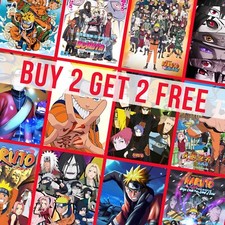 Naruto Poster Anime Manga Arte da parete animazione film stampe poster