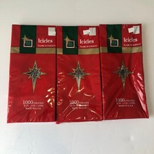 3 Packs Brite Star Icicles Silver Christmas Tree Tinsel 1000 Strands Box 18"