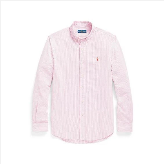 Ralph lauren sales striped oxford shirt