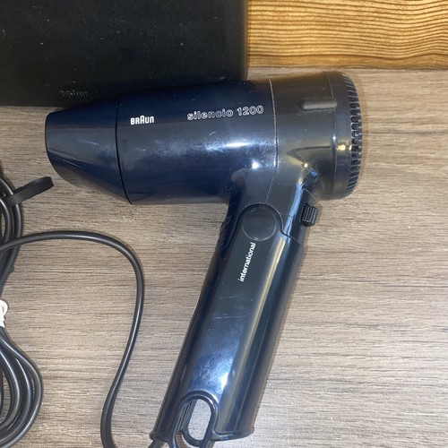 braun silencio 1200 type 4525 hairdryer International Travel Kit w/Case Complete - Picture 7 of 12