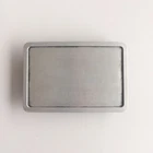 Antique Brushed Silver Rectangle Blank Belt Buckle for Engraving also US Stock