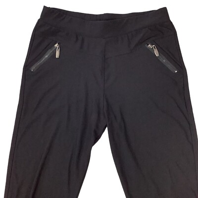 Coco Carmen Black Lounge Jogger Pants Women's S / M 26x25 Stretch