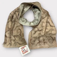 GI Certified Pure Pashmina Scarf/Wrap, Handspun, Handwoven Ibumovement NEW $180-