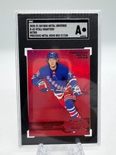 2020-21 Skybox Metal Universe Vitali Kravtsov Precious Metal Gems Red /100 SGC A
