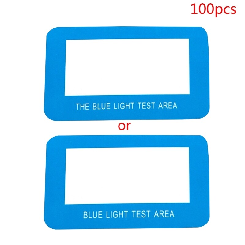 Upgraded Test Card Check Glasses Blue Light Test Paper Accessory for