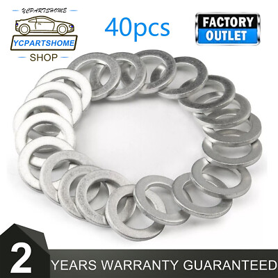 #ad 94109 14000 14MM OIL DRAIN PLUG CRUSH WASHER GASKETS 40 PACK FOR HONDA ACURA $1.00