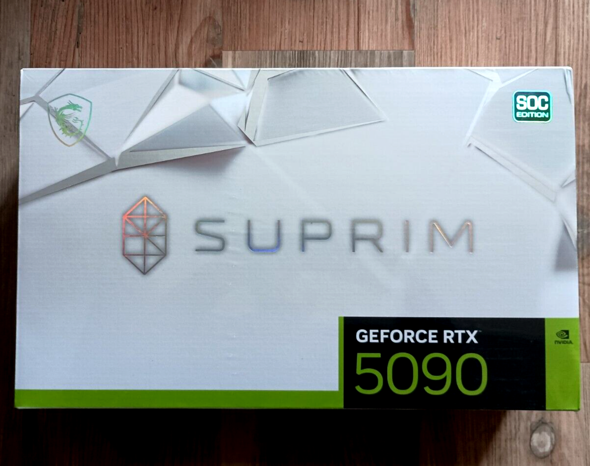 MSI nVidia GeForce RTX 5090 Suprim SOC 32GB GDDR7 PCIe 5.0 MSI nVidia GeForce RTX 5090 Suprim SOC 32GB GDDR7 PCIe 5.0
