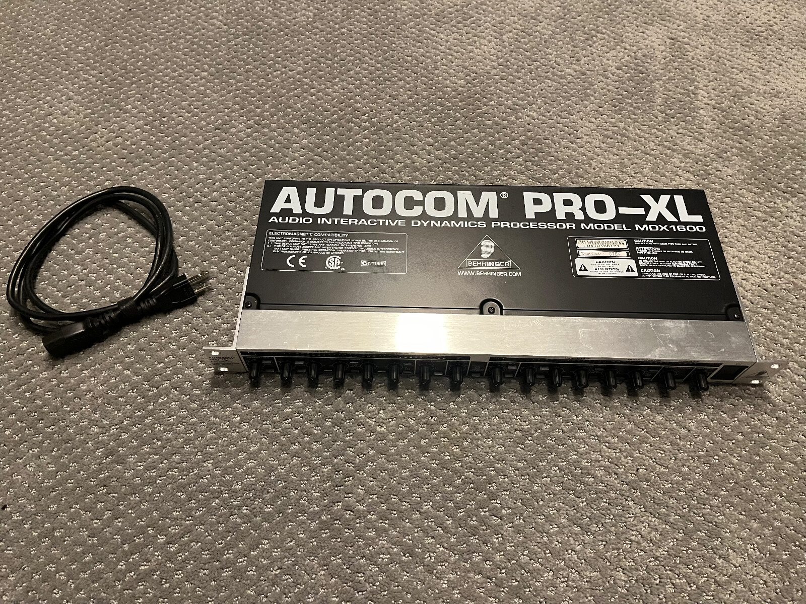 Behringer MDX1600 ProXL Audio Interactive Dynamics Processor