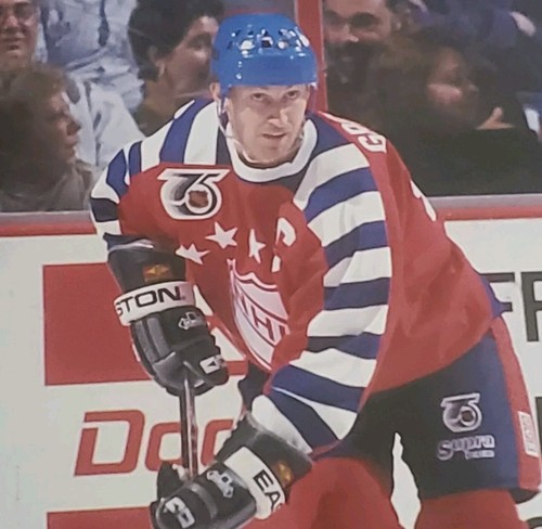 FOTO FIRMADA POR WAYNE GRETZKY HOF 8X10 NHL 75 ANIVERSARIO NHL ALL STAR SIN CERTIFICADO DE AUTENTICIDAD - Imagen 9 de 11