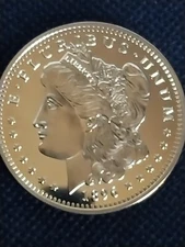 Morgan Dollar Coin Gold Color 1896 For Collection .(réplica)
