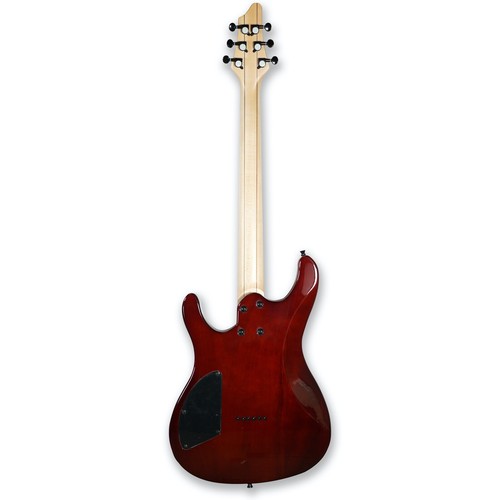 6 String Electric Guitar Maple Neck Burl poplar top Okoume Body - Picture 3 of 7