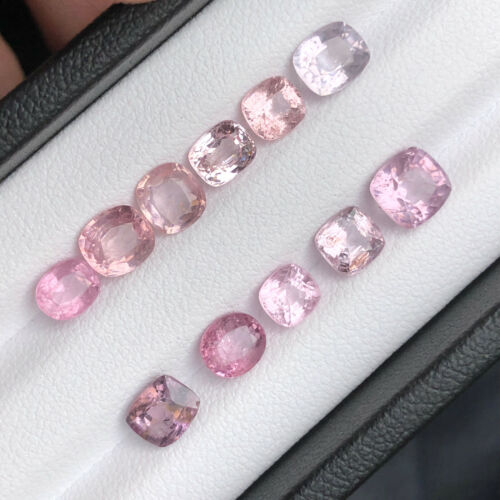 8.65 CT Natural Faceted Cut Pink Color Spinel Loose Gemstone From Tajikistan - Picture 3 of 12