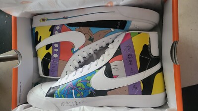 ruohan wang x nike blazer mid flyleather