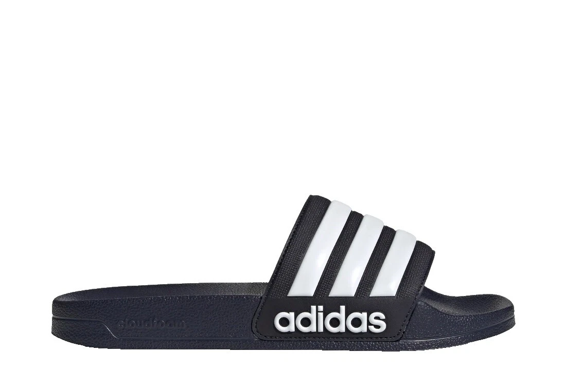 Sandalias a rayas blancas Adidas para De hombre