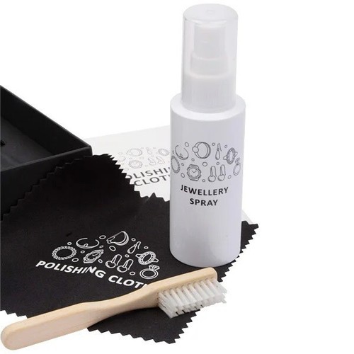 Jewellery Care Platinum Silver Protect Watch Cleaning Kit Brush Cloth Wipes Gift - Picture 3 of 9