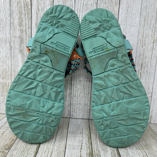 Merrell Damen-Sandalen Größe 9 Around Town Sunvue gewebt türkis offene Zehenpartie - Bild 8 von 10