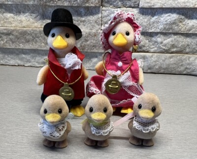 Sylvanian Families Waddlington Ente Familie Babys Drillinge Calico Critters Tomy