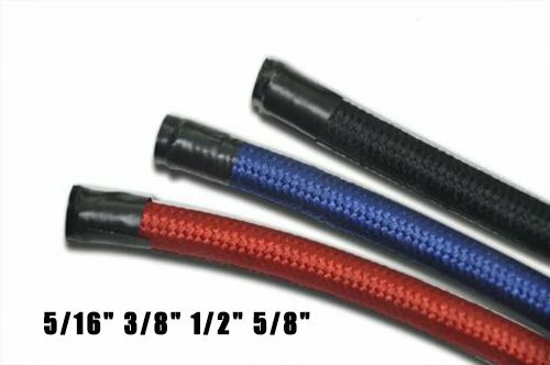 AN6 Stainless Steel Braided Fuel Line E85 Fitting Hose End Adaptor Kit 20FT-PL