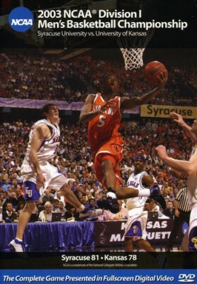 DVD 2003 NCAA Division 1 Men's Championship Syracuse Vs. Kansas NEW