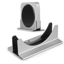 Adjustable Mac Mini Stand Aluminium Vertical Laptop Holder Desk Mou... Fast Ship