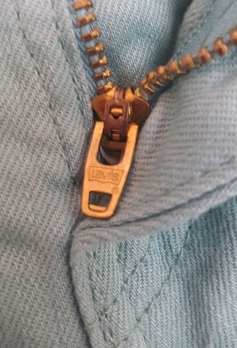 Womens Levi's Jeans Mid Rise Skinny Sz 7 Mint Green Jeans Fitted-EUC - Picture 7 of 12
