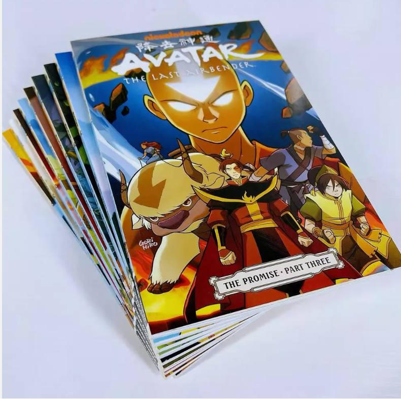 Avatar The Last Airbender Comic Cartoon Complete Set English