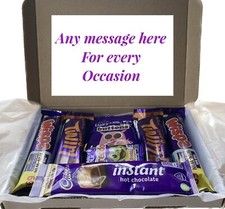 Chocolate Postal Hamper Gift For Men Women Child Personalised Chocolate Gift Box