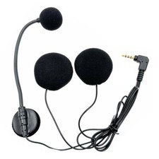 Helmets Speaker Earphone Intercom Mic 3.5mm Straight Head for Motorcycle Helmets