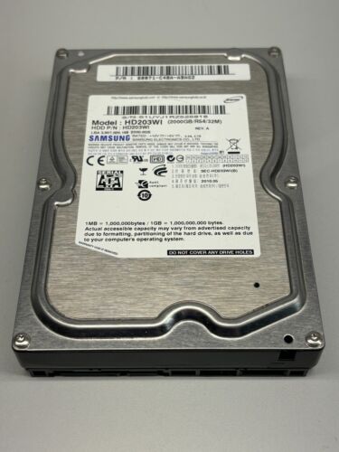 Samsung 2TB 3.5" Internal Hard Drive HD203WI 32MB 5400RPM - TESTED 6818