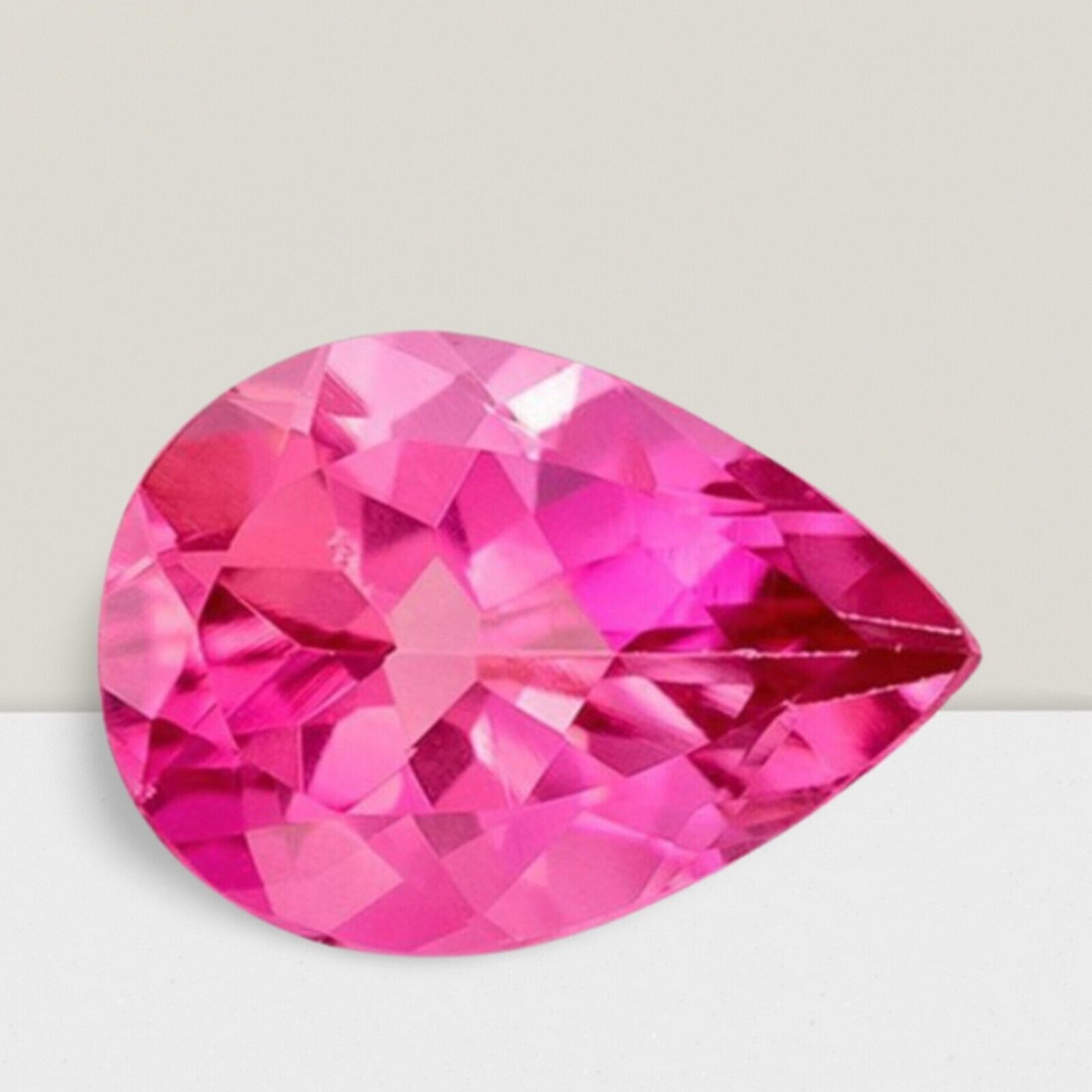 Pink Tourmaline Pear Cut Loose Gemstone 2.1 Cts 9x6 mm Flawless