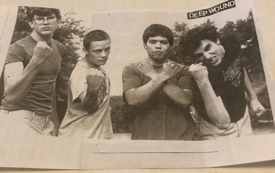 Deep Wound Discography Fanclub Cassette Kbd 80s Hardcore Punk Dinosaur Jr - Image 3 of 3