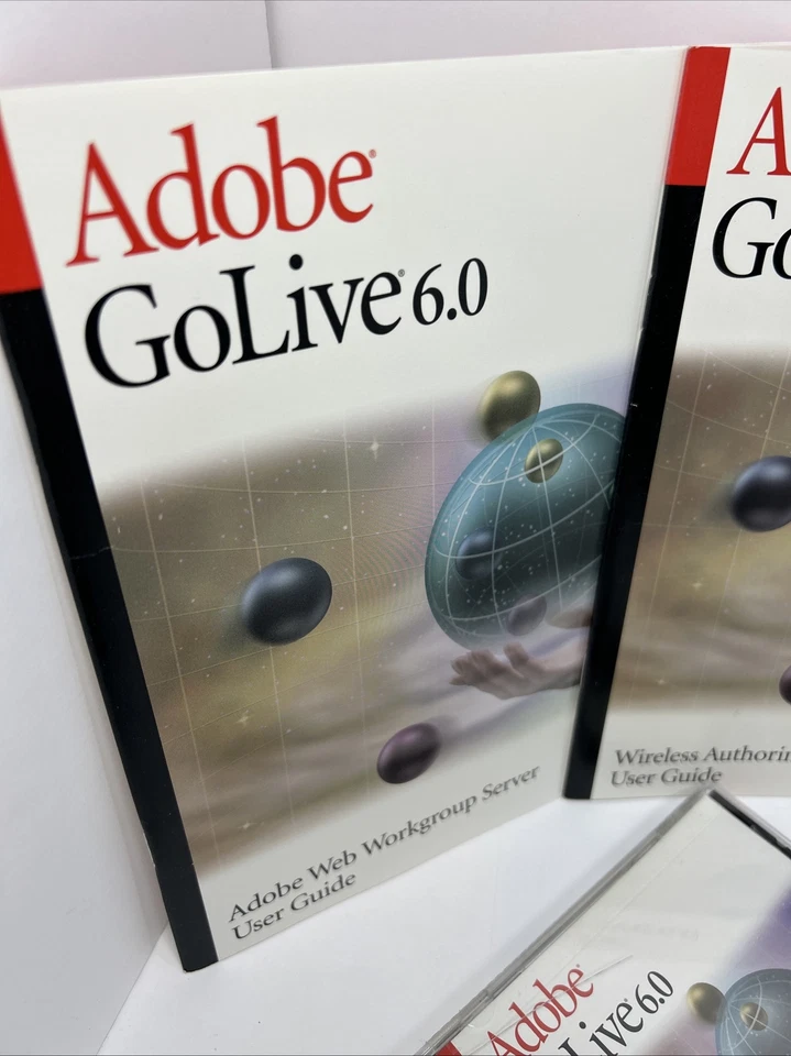 Adobe GoLive 6.0 & LiveMotion 2.0 for Macintosh with Serial Numbers & User Guide Foto 2 de 4