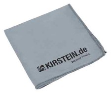 Kirstein Mikrofasertuch 35x35 Poliertuch Reinigung Waschbar Allzweck Tuch grau