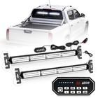 2x17.7 Emergency Traffic Advisor Strobe Lights Bar For Vehicles Trucks Safety.