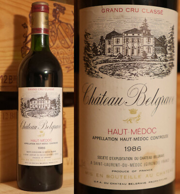 1986er Chateau Belgrave - Haut Medoc - TOP JAHRGANG !!!!!!!