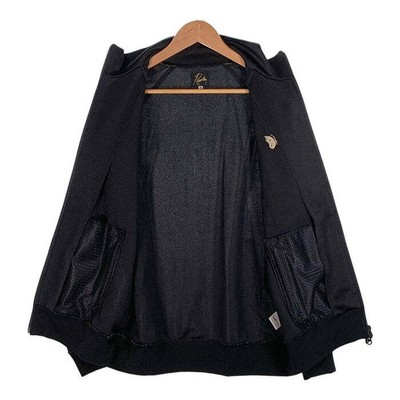 Needles Track Jacket Poly Smooth Black Gold DI343 Size M Used | eBay