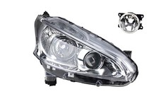 Scheinwerfer Halogen passend für Peugeot 208 03/2012 -05/2015 H7 H7 Re. + Nebel.