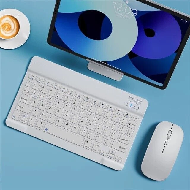 Mini Wireless Keyboard and Mouse for Android, IOS, PC with Bluetooth, English UK - Image 3 of 4