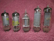 STRONG SET 5pcs AA5 Tubes 12BE6 12BA6 12AV6 50C5 35W4 All American Five Radio