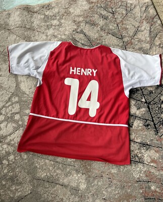 Nike Arsenal Henry アンリ 14 ユニフォーム L Nike Arsenal Henry 14 Vintage Jersey | eBay