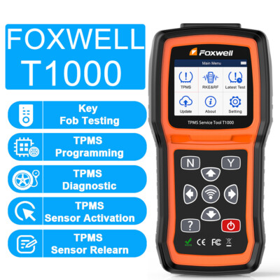 #ad #ad FOXWELL T1000 TPMS Programmer Tire Pressure Sensor Activation Relearn Tester $135.99