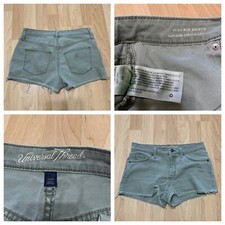 Universal Thread Size 2 / 26R Shorts Jeans High Rise Shortie Cut-Off Spandex 2