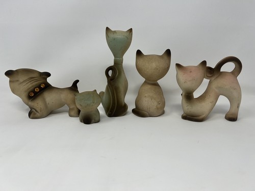 MCM Five Roselane California Pottery Sparklers gatti, bulldog e gufo - Foto 9 di 17
