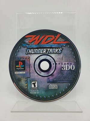 WDL Thunder Tanks (Playstation 1, PS1, 1999) Disc Only