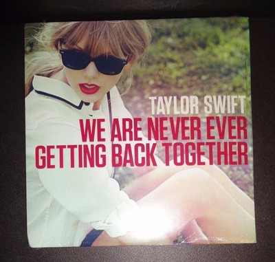 TAYLOR SWIFT We Are Never Ever Getting Back Together CD SINGLE