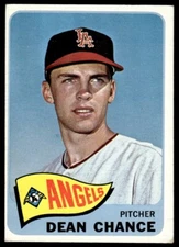 1965 Topps Dean Chance X Los Angeles Angels #140